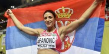 Ivana Španović u suzama na postolju slušala 