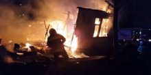 Podgorica: U požaru potpuno uništen objekat u centru grada (VIDEO)