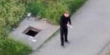 On je skočio u šahtu po mačku, da li biste i vi? (Video)