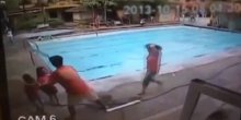 Pogledajte kako izgleda kada se bazen pun vode nađe na udaru zemljotresa! (VIDEO)