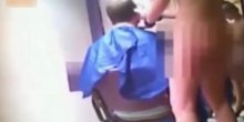 Gole šišale mušterije, upala policija (VIDEO)