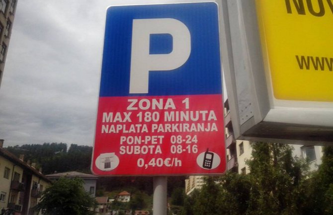 Cijena parkinga zavisi od dijela grada, a za trudnice besplatno