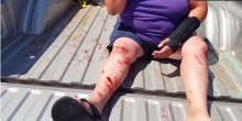 Mladići  izudarali nasilnika koji je na parkingu tukao svoju suprugu(VIDEO)