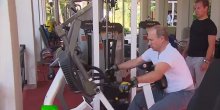 Pogledajte kako Putin trenira  (VIDEO)