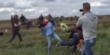 Mađarska snimateljka otpuštena zbog udaranja izbjeglica(VIDEO)