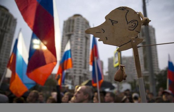 Moskva: Opozicija protestvovala protiv Putina