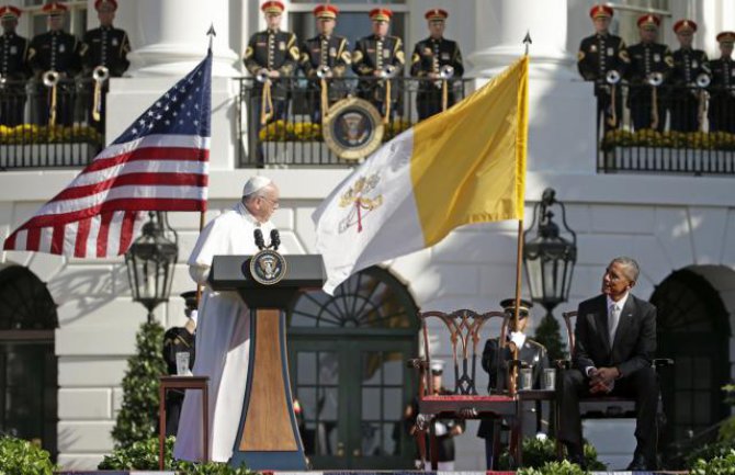 Papa Franja kao dijete imigranata zadovoljan što je gost SAD