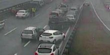 Dramatičan snimak lančanog sudara u Sloveniji