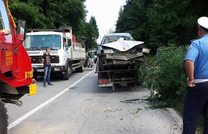 Zaspao za volanom pa sletio u Ljuboviđu (FOTO)