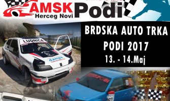 Brdska auto trka - za Šampionat Crne Gore u Podima 13. i 14. maja