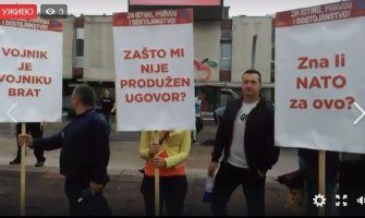 Protest vojnika u Podgorici:Zna li NATO za ovo?