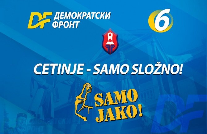 DF: DPS se Cetinja sjeti samo kada su u pitanju izbori 