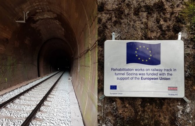 Završeni radovi na rekonstrukciji pruge Virpazar –Sutomore u tunelu Sozina