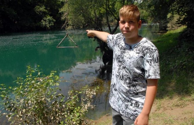 Dječak o čijem herojstvu priča cijela Crna Gora: Ponovo bih skočio za njim u rijeku