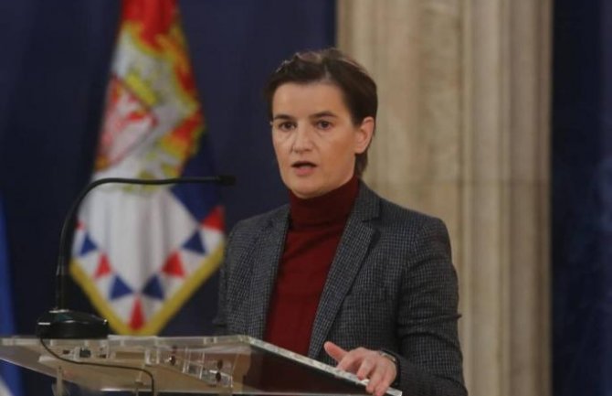 Brnabić komentarisala izjavu Popovića o CG: Hajde svi da regujemo staloženo i smireno kao Vučić