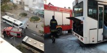 Bar: Zapalio se autobus tokom vožnje(VIDEO)