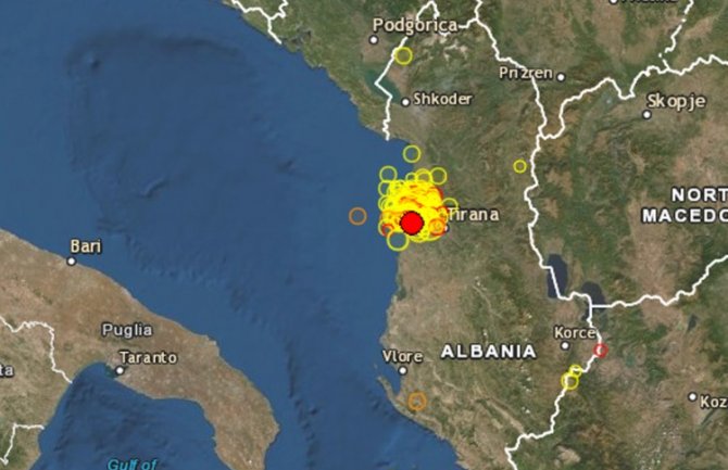 Novi zemljotres u Albaniji