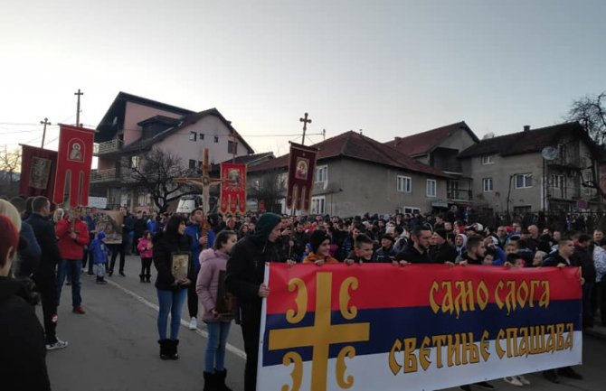 I večeras protest vjernika SPC u nekoliko gradova