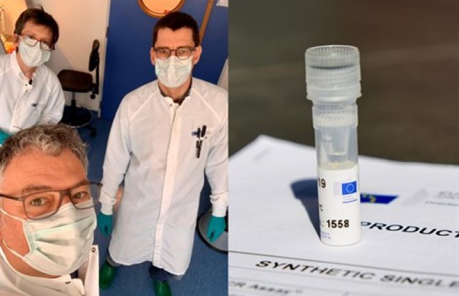 Novi kontrolni materijal za Covid-19 Udruženog istraživačkog centra Evropske komisije dostavljen i crnogorskim laboratorijama