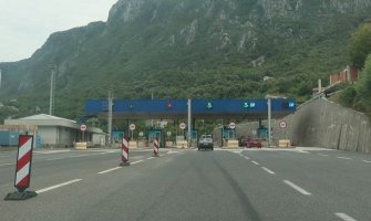 Značajan pad prolazaka vozila kroz tunel Sozinu