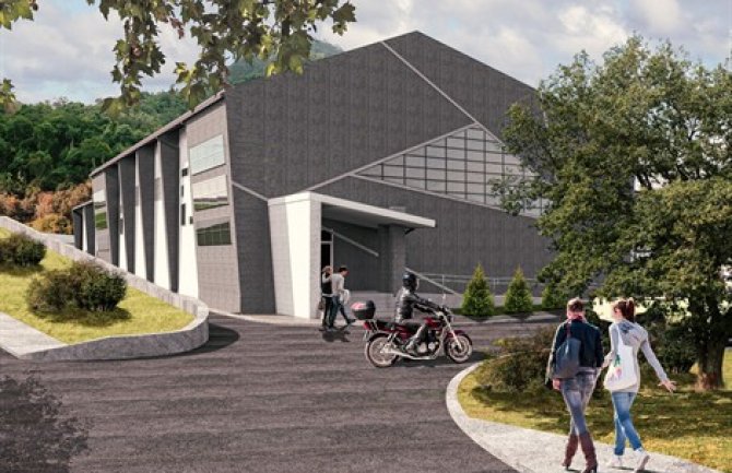 Izgradnja sportskog objekta za dvije škole u Rožajama stigla do krova