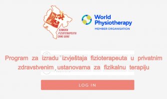 Obezbijeđen program za izradu izvještaja fizioterapeuta za potrebe privatnika
