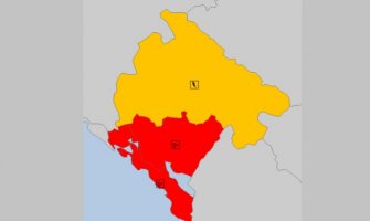 U Crnoj Gori se sjutra očekuje nevrijeme, najavljena obilna kiša, olujni vjetar, nepogode