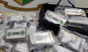 Italija: Oduzeto 55 kg 