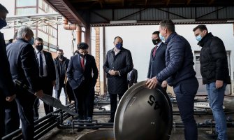 Abazović i Bitići posjetili vinariju Tikveš