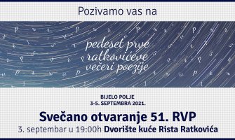 Otvorene 51. Ratkovićeve večeri poezije: I ovog septembra u Bijelom Polju teče poezija