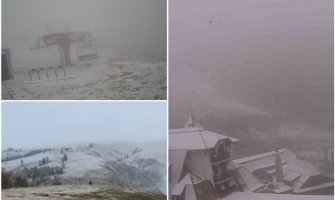 Prvi ovogodišnji snijeg zabijelio Bjelašnicu, Jahorinu i Vlašić