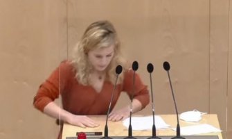 Poslanica se onesvijestila za govornicom u austrijskom parlamentu(VIDEO)