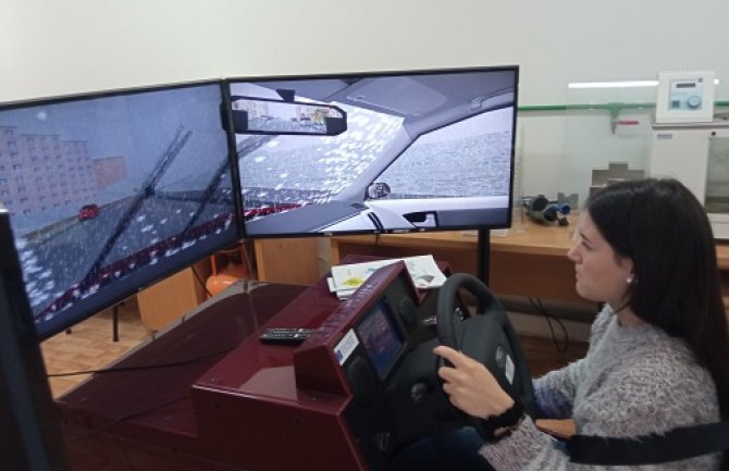 Mašinski fakultet obezbijedio simulator vožnje kroz projekat TRAFSAF