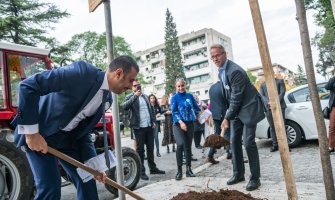 U Podgorici zasađene lipe kroz program zelene ekonomije Zapadnog Balkana