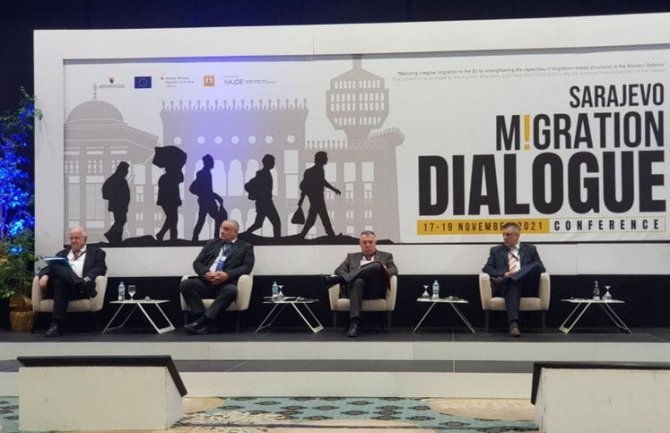 Miljanić na Sarajevskom dijalogu o migracijama: Sigurne granice zemalja Zapadnog Balkana znače i sigurne granice EU