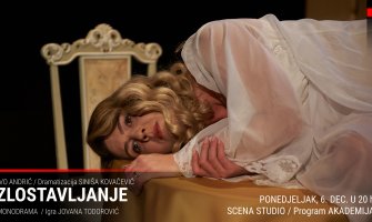 Monodrama „Zlostavljanje“ 6.decembra na Sceni Studio CNP-a