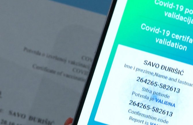 Od 24. decembra uz kovid potvrdu građani CG u zemlje EU