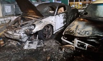 U Kotoru izgorjeli Porše, BMW i Mercedes, vozila u vlasništvu jednog vlasnika