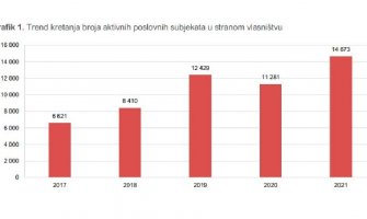Najviše stranih kompanija u vlasništvu Turaka i Rusa