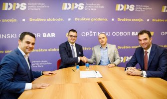 DPS i SDP potpisali sporazum o koalicionom nastupu na predstojećim lokalnim izborima u Baru