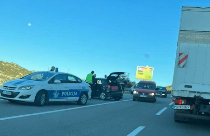 Udes na putu Podgorica-Cetinje