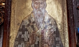 Požar u crkvi u Nikšiću, ikona Svetog Vasilija netaknuta 