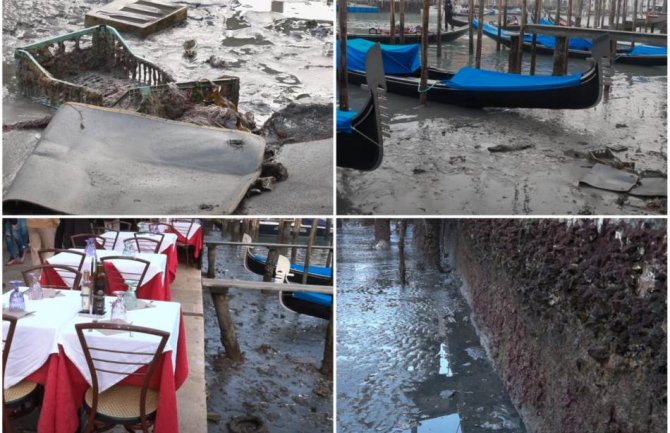 Venecija se suočava sa veoma niskim plimama