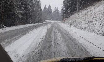 Pao snijeg u Sloveniji