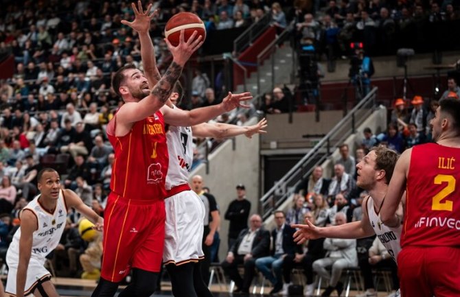 Crna Gora bez šansi protiv Njemačke, poraz naših na startu kvalifikacija za Eurobasket