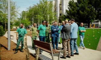 Rakčević obišao novi park na Zabjelu: Nastavljamo ovim tempom za zeleniju Podgoricu