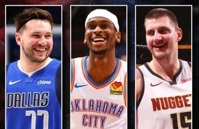 Jokić, Dončić i Gildžes Aleksander kandidati za MVP NBA