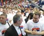 Miting pod Vučićevom palicom: Majica s natpisom 