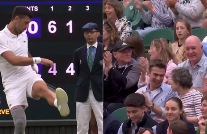 Đoković je bio na terenu Wimbledona kad su Englezi dobili penale: Pogledajte slavlje i smiješnu reakciju