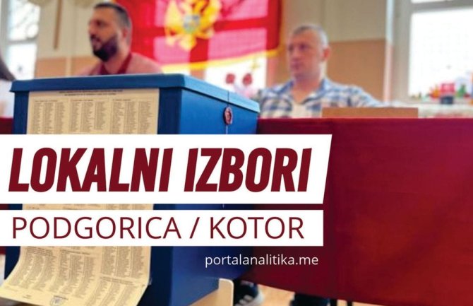 CDT: U Podgorici do devet sati glasalo 4,4 odsto birača; Izlaznost u Kotoru do devet sati 4,9 odsto